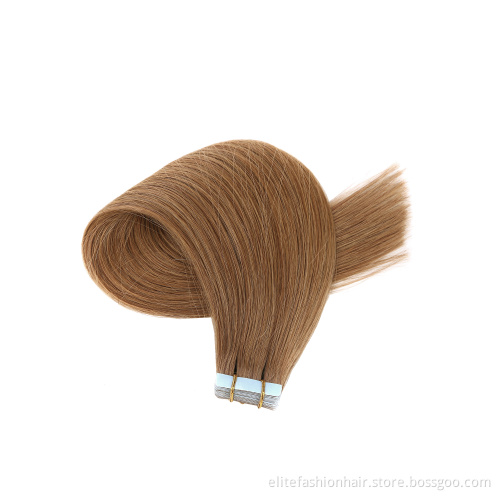 Double drawn Silky straight 12 to 30 inch Real remy cuticle Human Hair extensions Tape in Hair Extensions tape weft hair